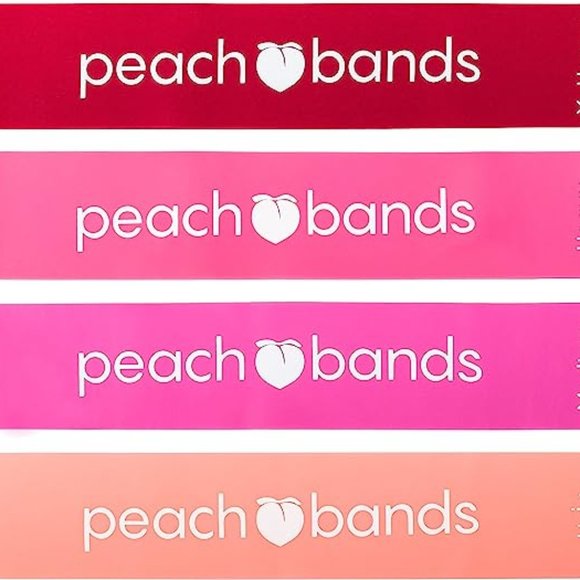 Peach Bands Resistance Bands Set - Booty Bands for Legs and Glutes - Picture 2 of 3